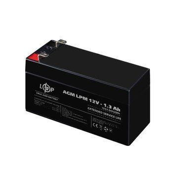 Акумулятор AGM LPM 12V &ndash; 1.3 Ah 243367 фото